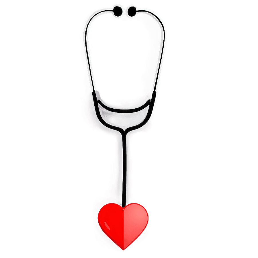 Stethoscope Heart Vector PNG hwy