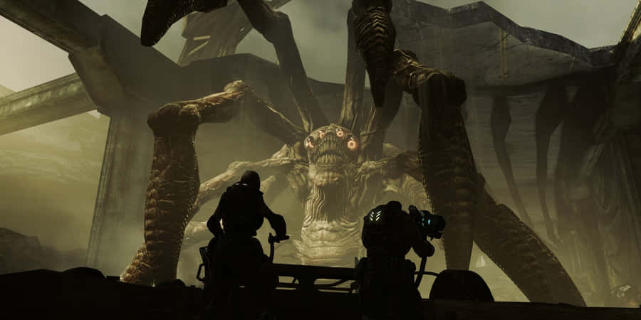 Gears of War 3 episk kamp scene