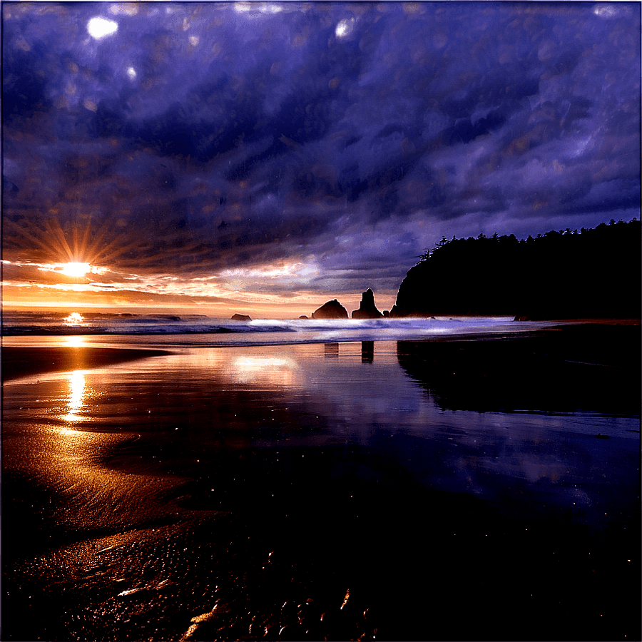 Crisp Cannon Beach Morning PNG yyp
