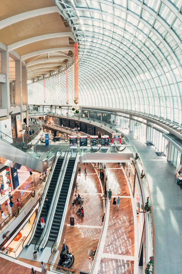 Moderne Mall Interiør Arkitektur