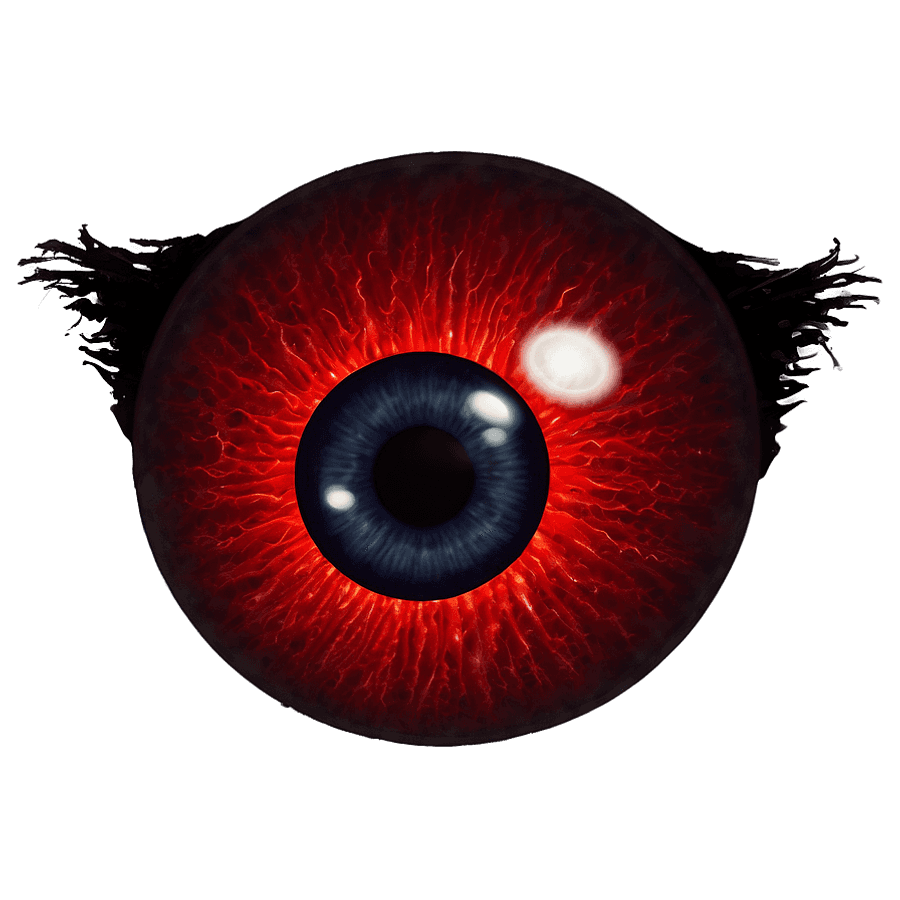 Red Glowing Eyes for Designers PNG pku76