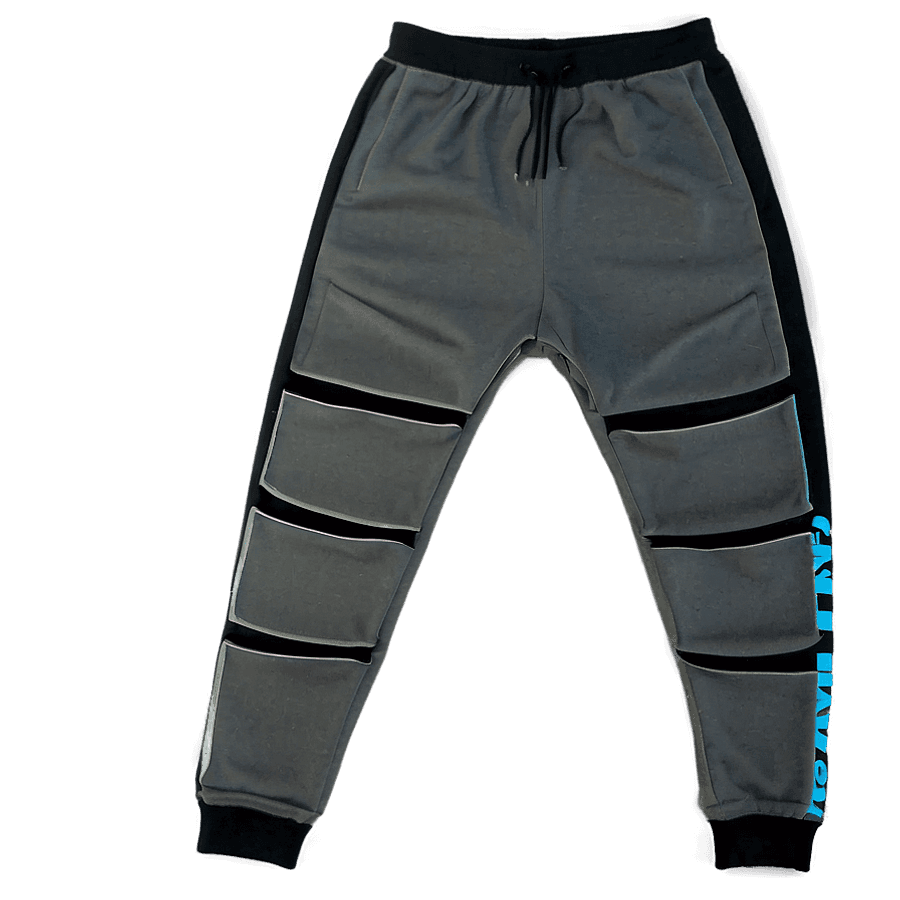 Workout Grey Sweatpants PNG hmh