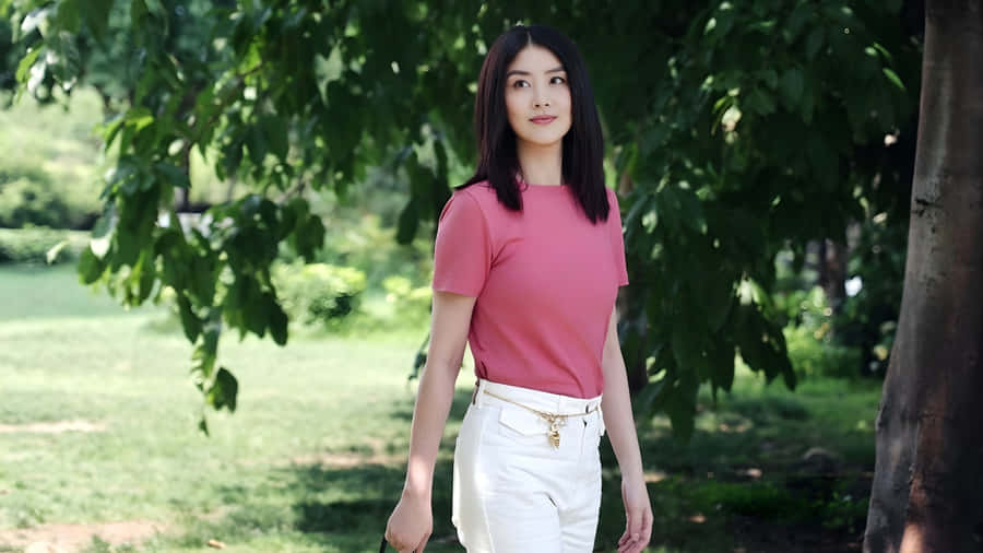 Kelly Chen Buiten Casual Stijl