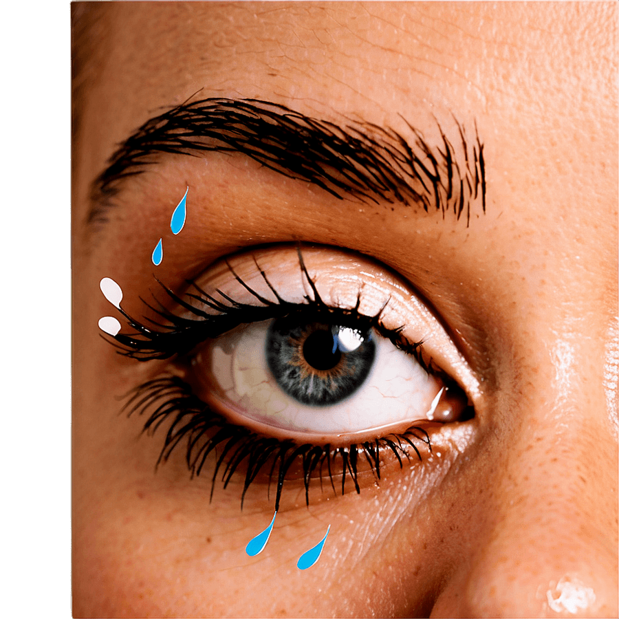 Eye Icon with Lashes PNG 05252024