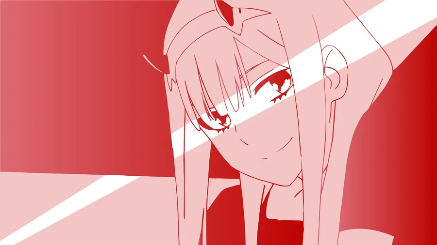 Zero Two Red Poster wallpaper.