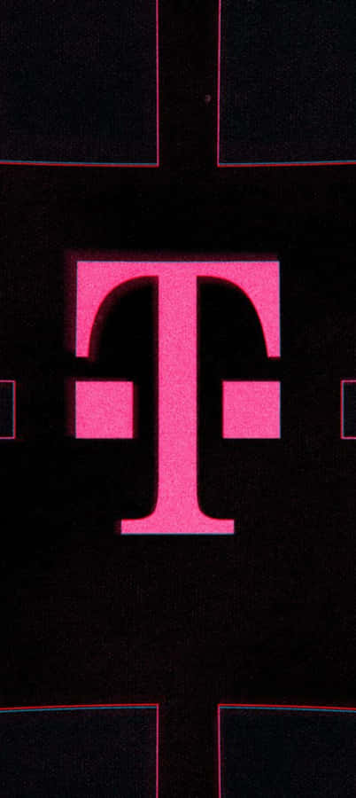 Logotipo da T Mobile em Fundo Escuro