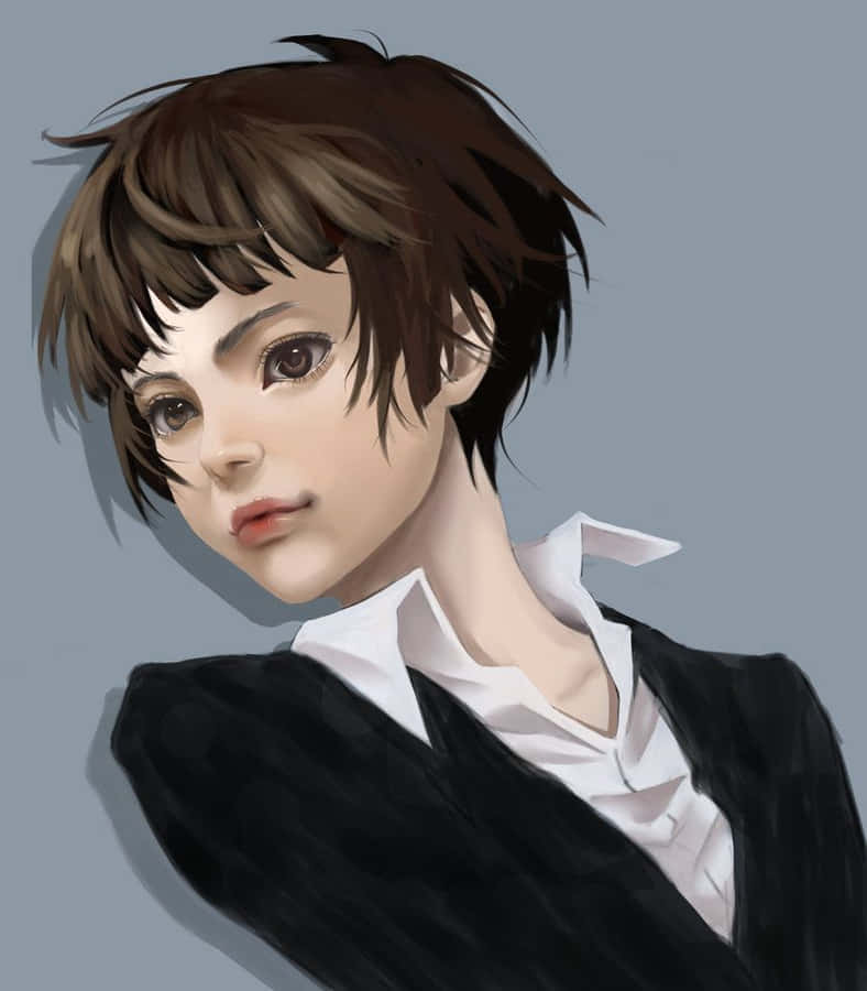 AkaneTsunemori 836 x 955 tapet.