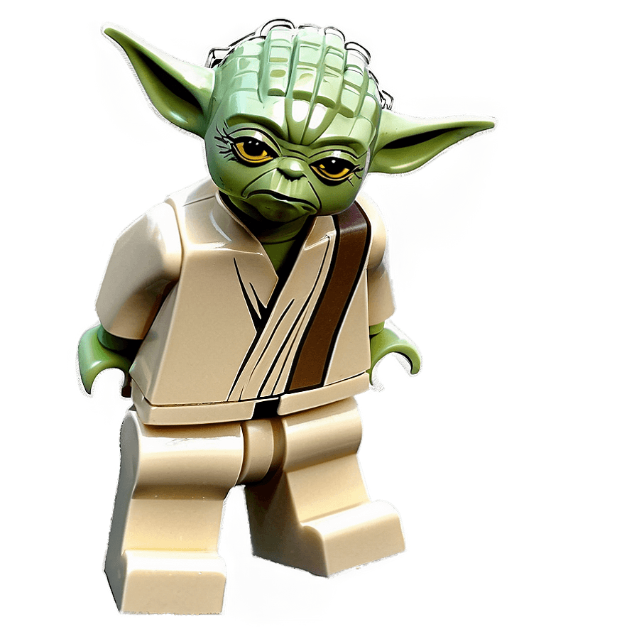 Star Wars Lego Yoda PNG 06282024