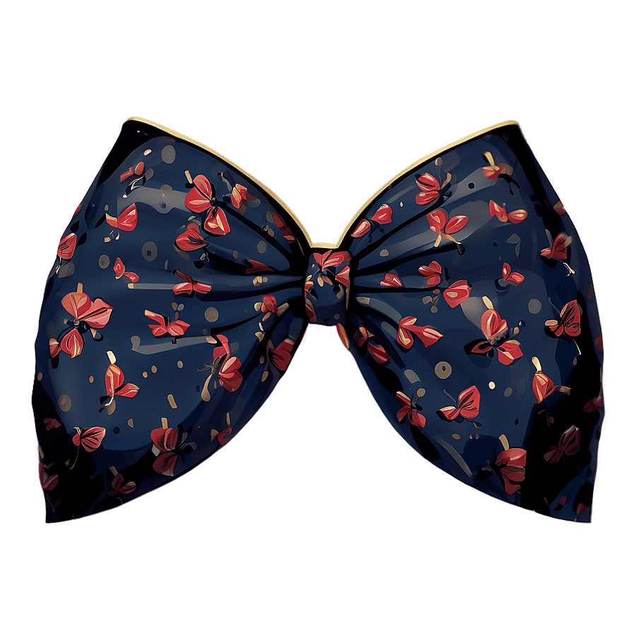 Vintage Coquette Bow Illustration PNG emd