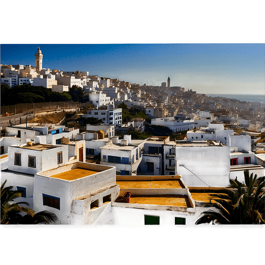 Tangier City View Morocco PNG 06232024
