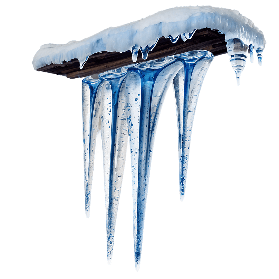 Icicles on Trees PNG 05252024