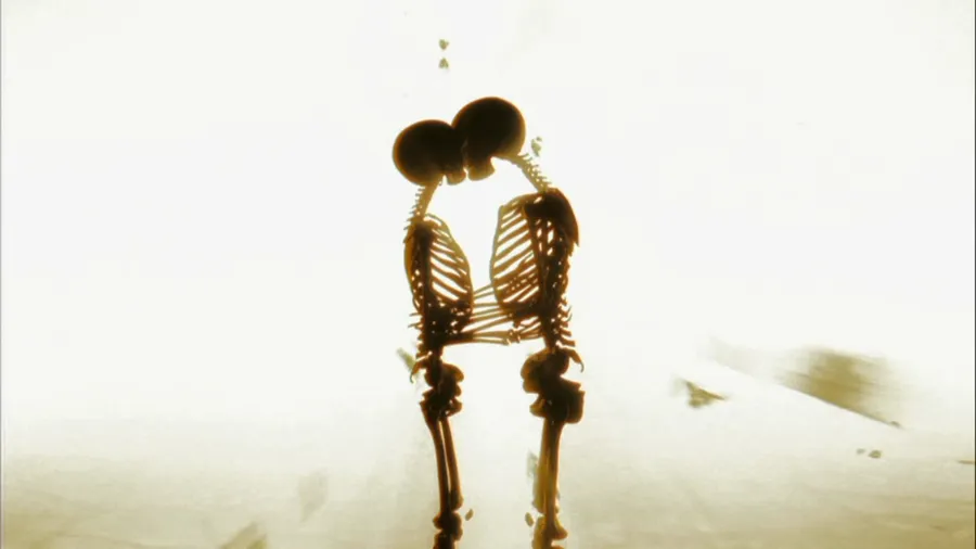 Backlit Skeleton Love