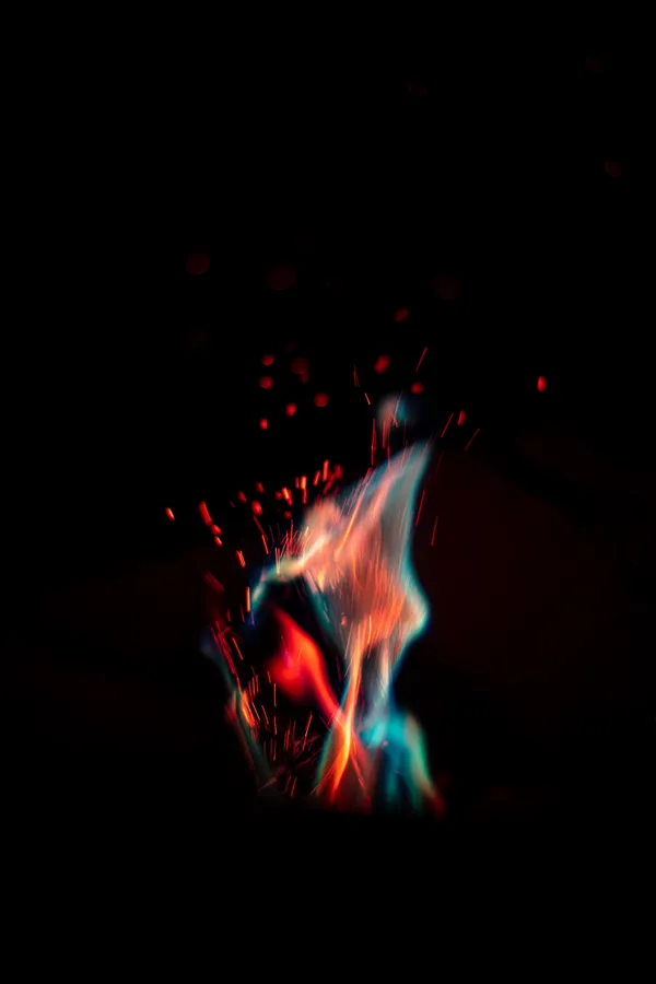 Red Fire Background
