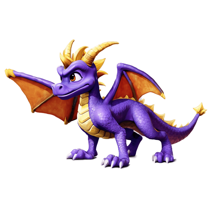 Retro Spyro Design PNG 06242024