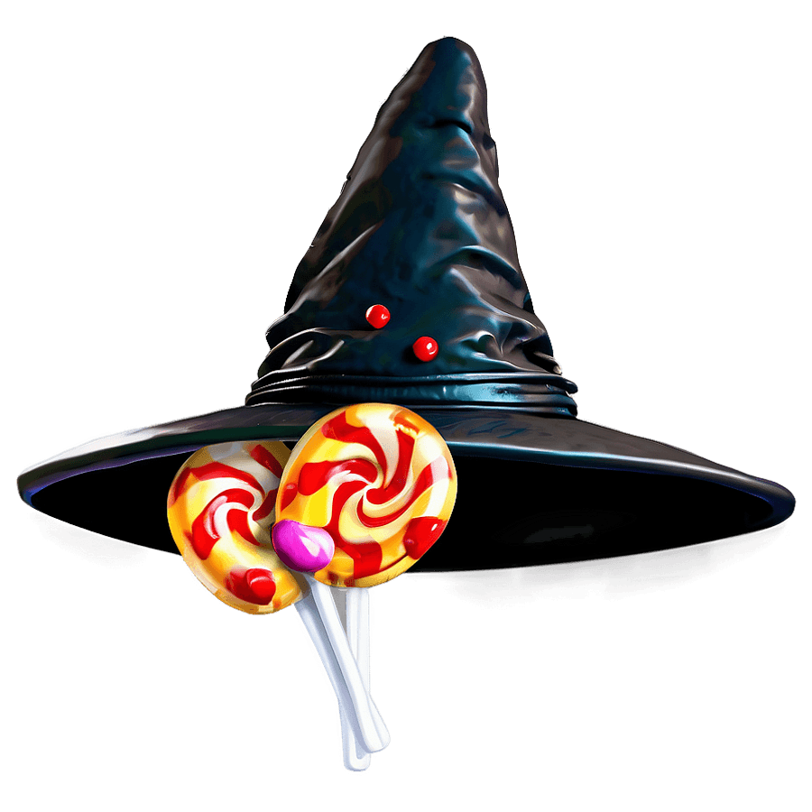 Witch Hat with Candy PNG ciy