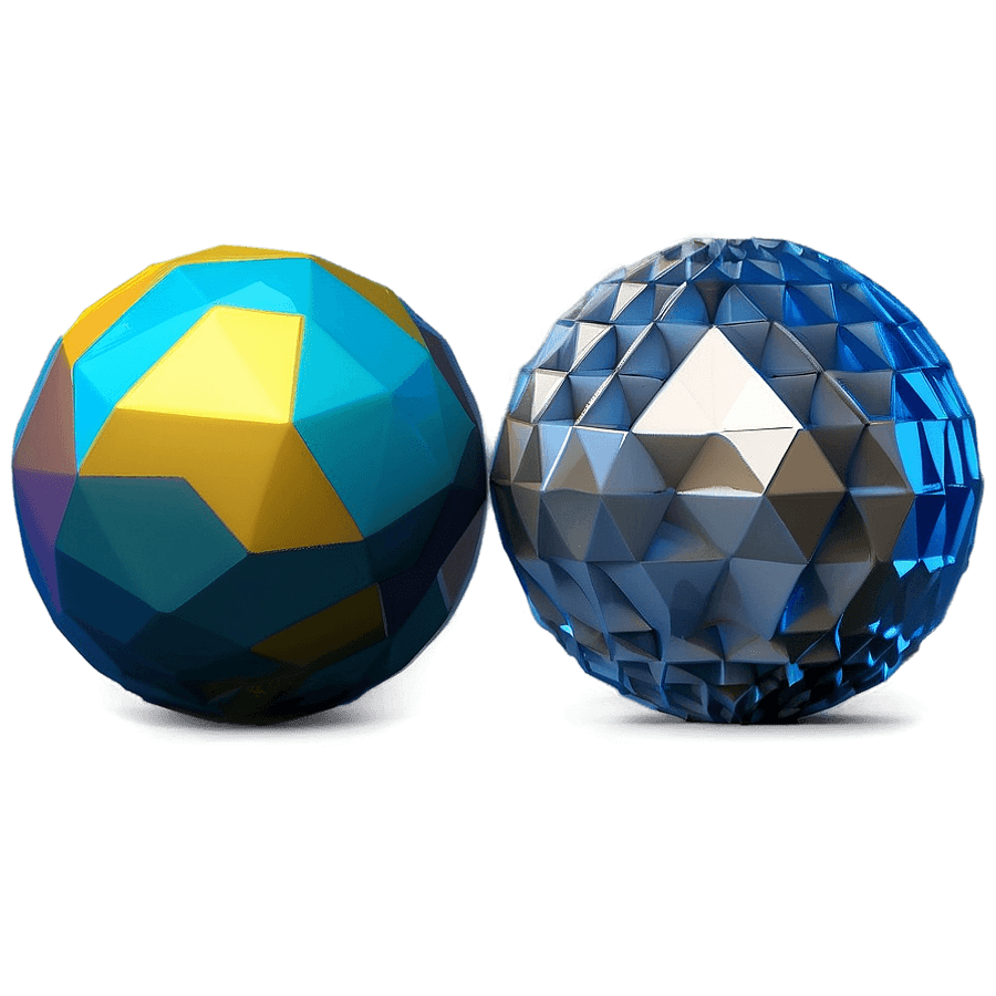 Geometric Sphere PNG 05252024