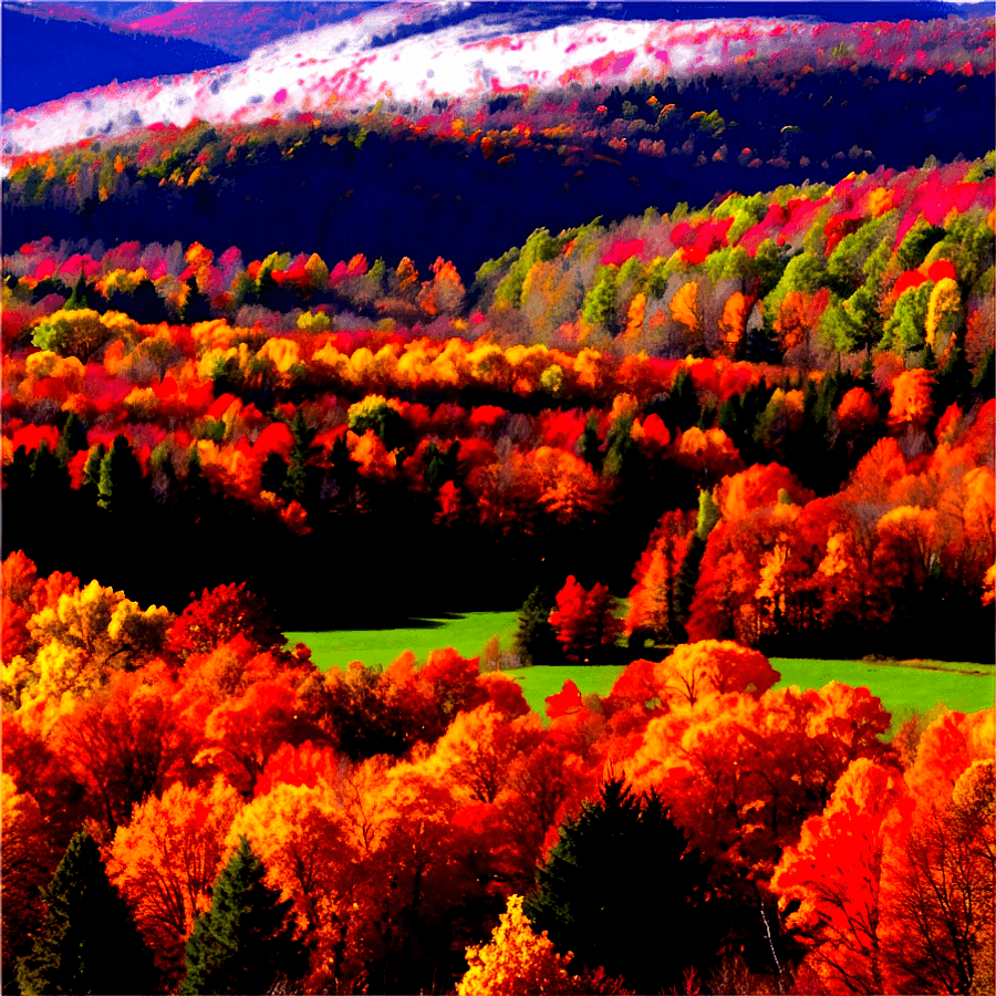 Vermont Fall Foliage PNG rjn11