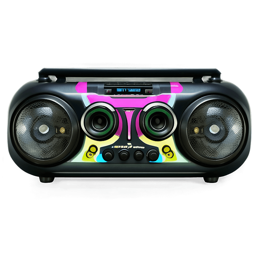Street Style Boom Box PNG 05242024