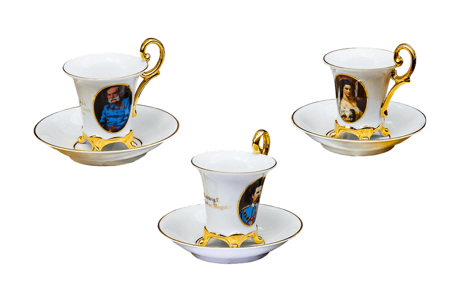 Elegant Portrait Teacups