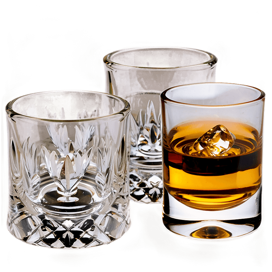 Whiskey Shot Glass PNG mun