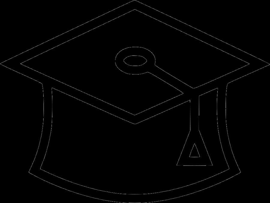 Graduation Cap Learn - White Graduation Cap Background, HD Png Download