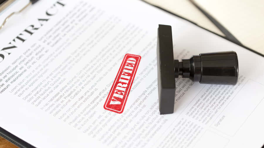 Carimbo de Contrato Verificado