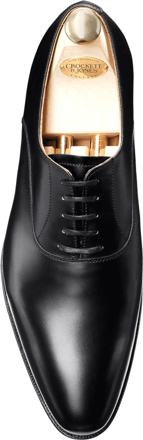 Black Oxford Shoe Top View