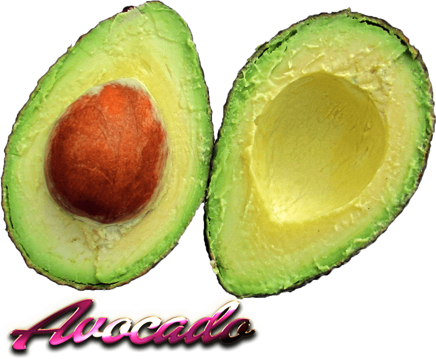 Fresh Halved Avocado With Seed
