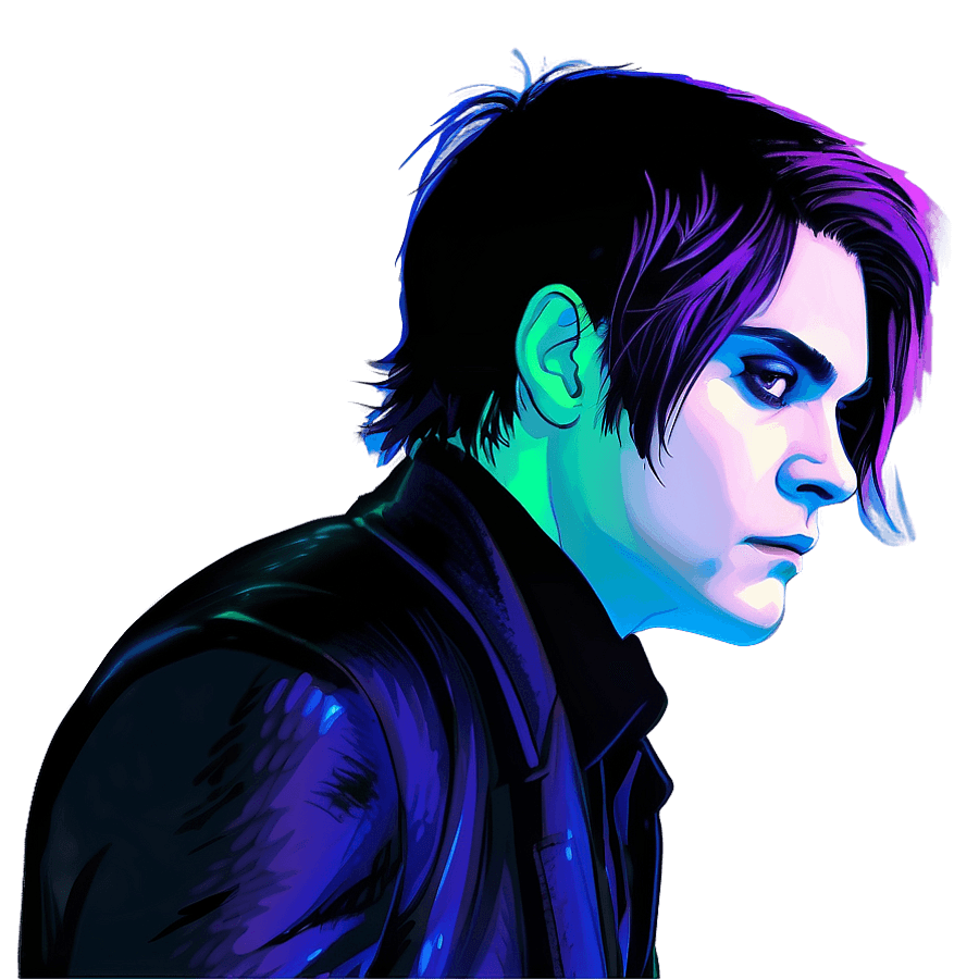 Gerard Way Fan Art PNG jls