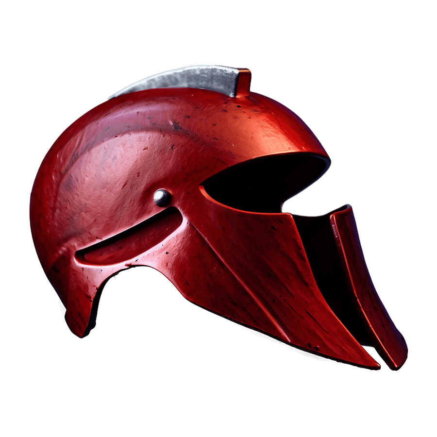 Red Spartan Helmet PNG 05252024