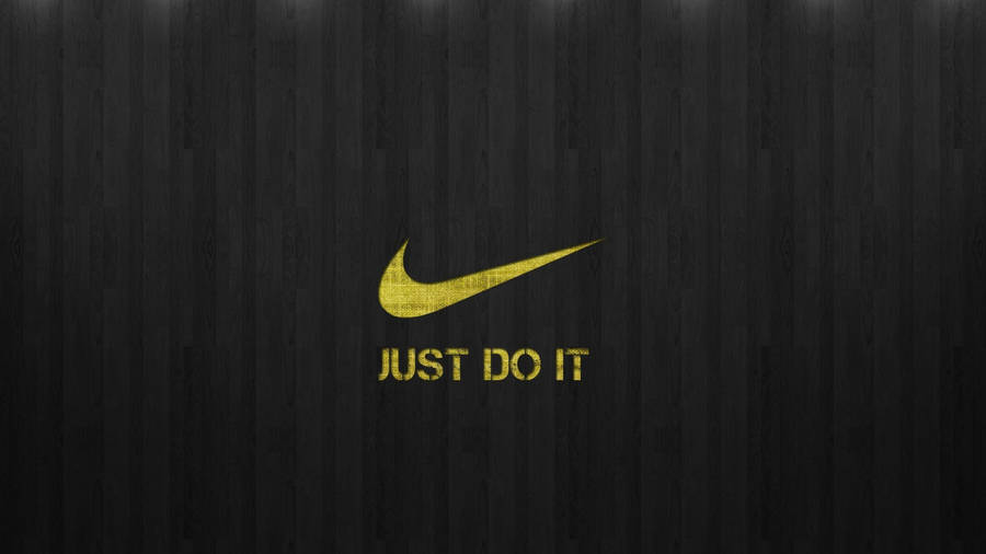 Download Yellow Nike Just Do It Wallpaper Wallpapers Com