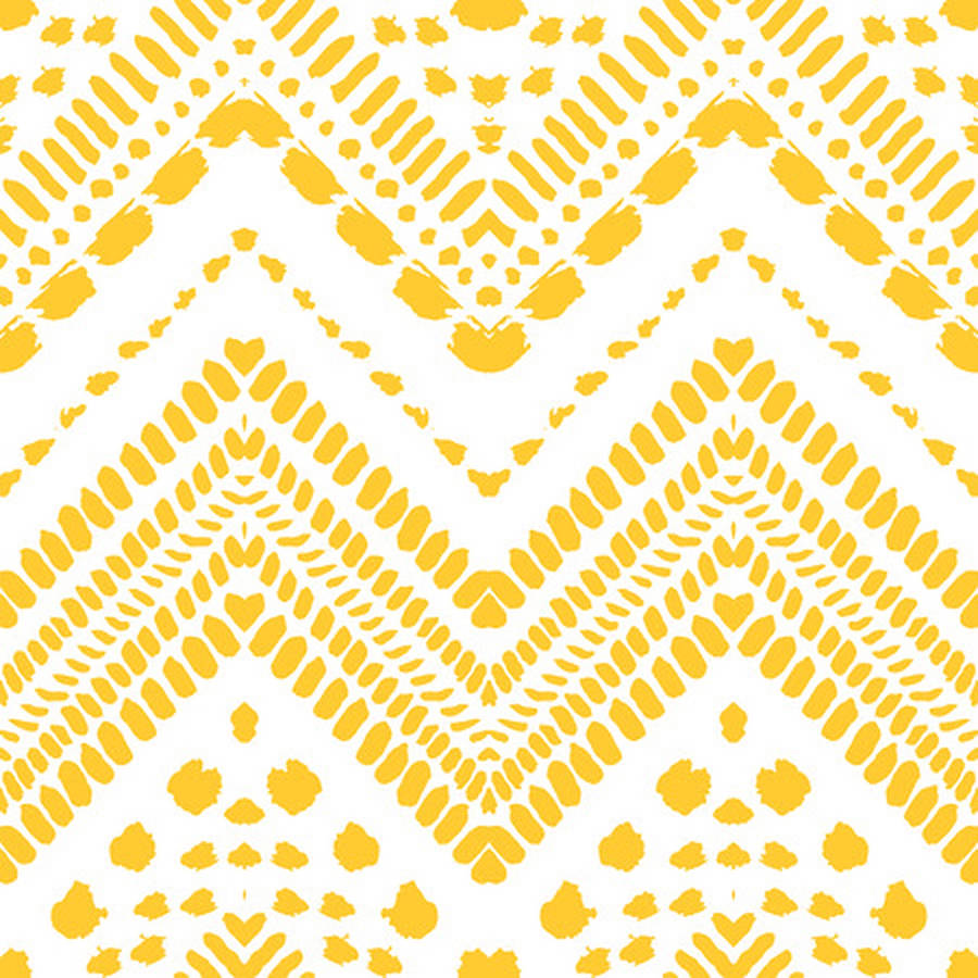 Yellow tribal pattern wallpaper 