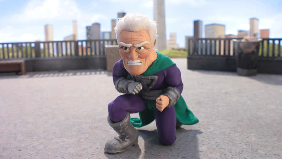 Knælende Titanium Rex Fra Supermansion