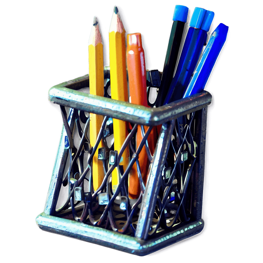 Rustic Pencil Holder PNG 18