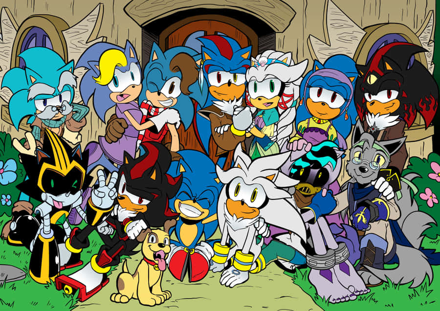 SonicThe Hedgehog karaktärer 4960 x 3507 tapet