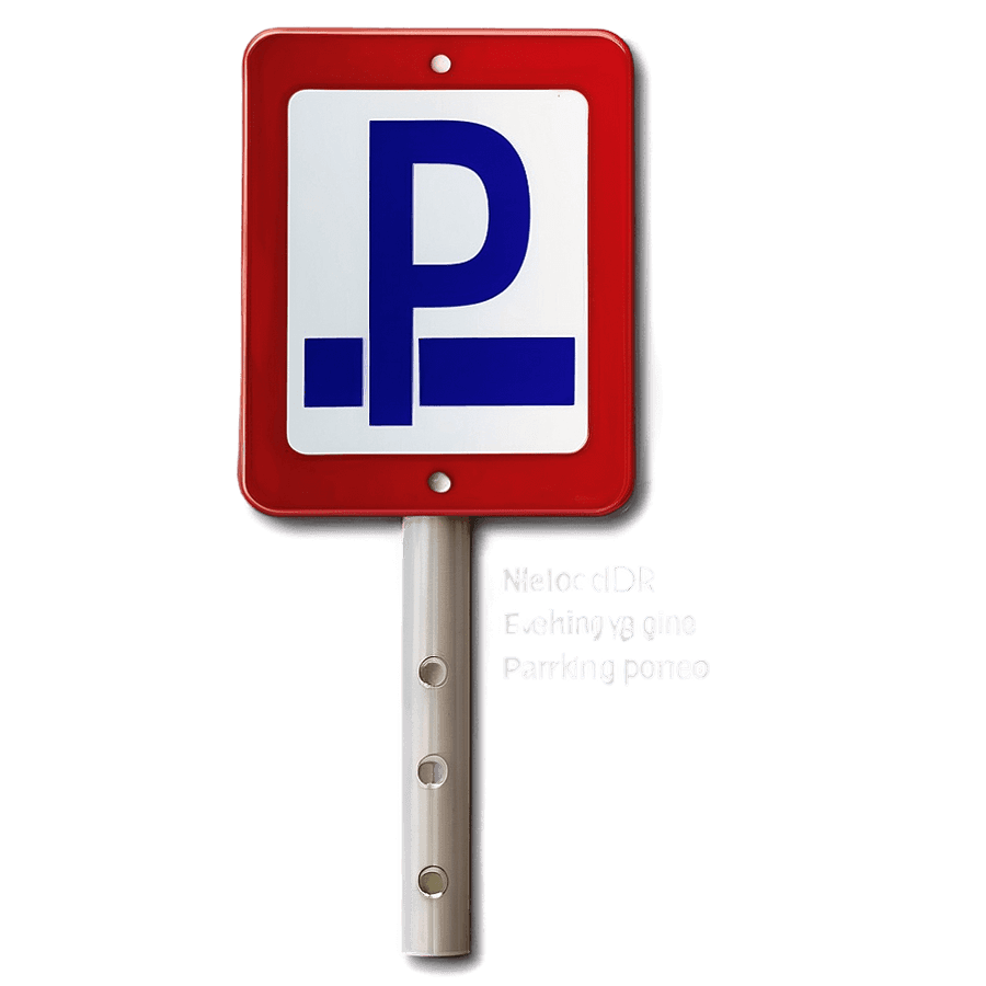 Employee Parking Sign PNG bjl