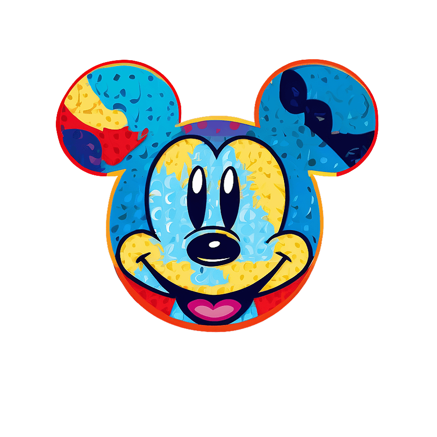 Mickey Mouse Pop Art PNG 73