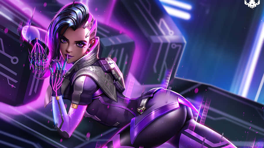 OverwatchSombra 3840 x 2160 tapet