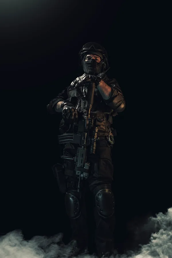 Para Commandos Posing