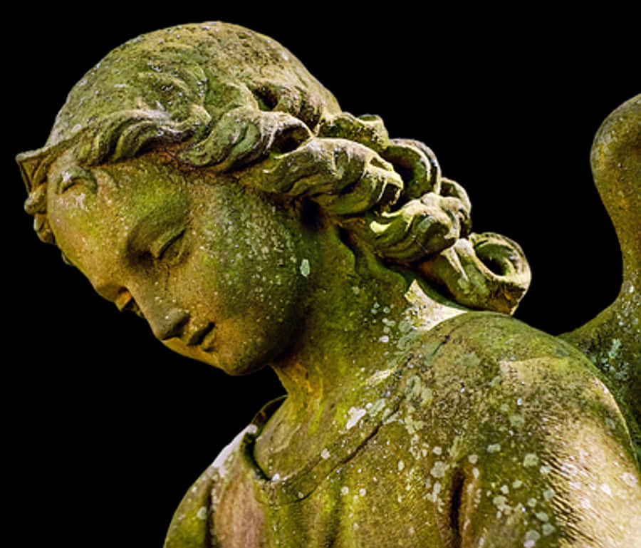 Contemplative Angel Statue
