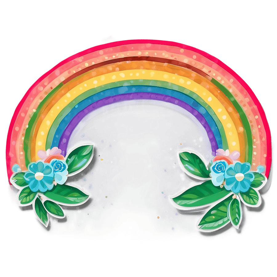 Boho Rainbow for Scrapbooking PNG 41