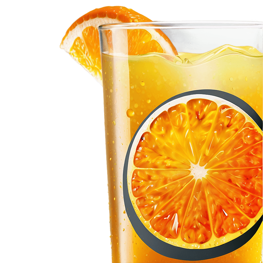 Iced Orange Juice PNG 99