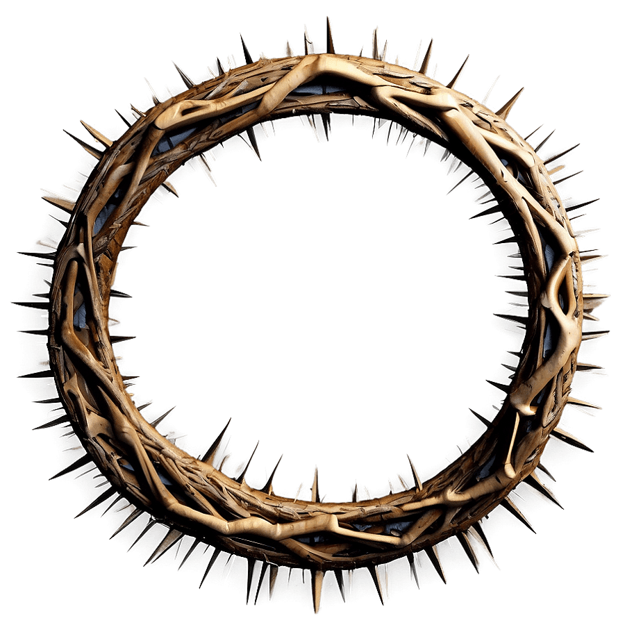 Detailed Crown Of Thorns PNG fil