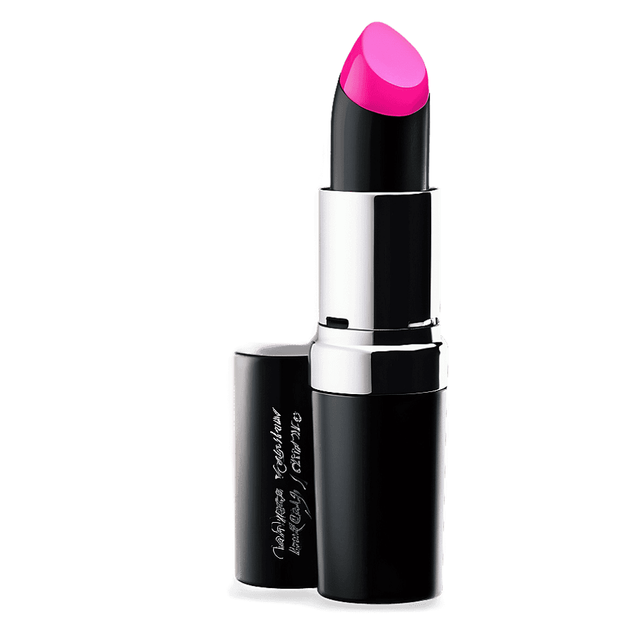Neon Pink Lipstick Look PNG 06292024