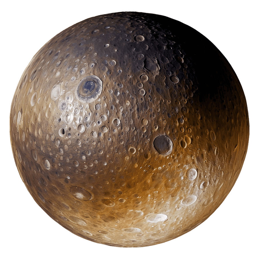 Mercury Planet Close-Up View PNG nig80
