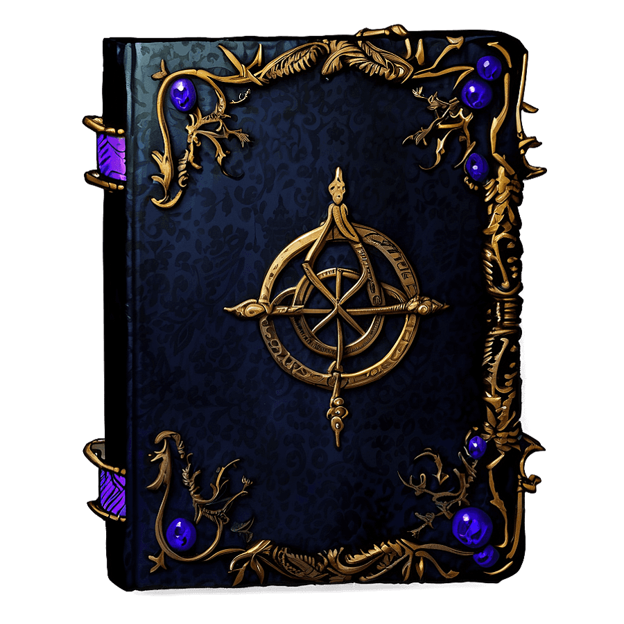 Sinister Dark Magic Grimoire PNG 36