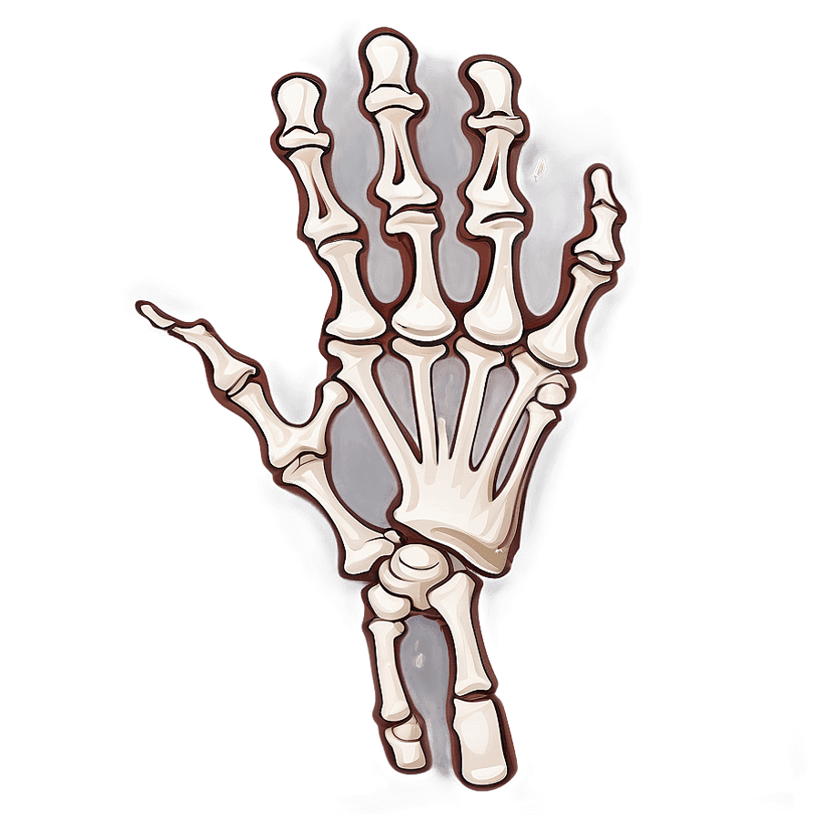 Mysterious Skeleton Hand PNG 60