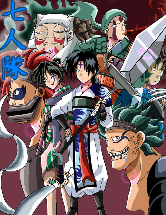 Shichinintai900 x 1166 Hintergrundbild