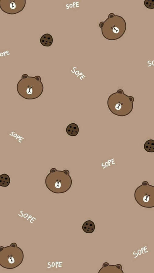 Pattern di Orso e Biscotto per iPhone