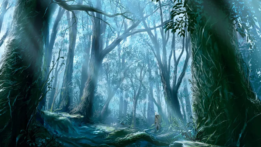 Animated Forest Background